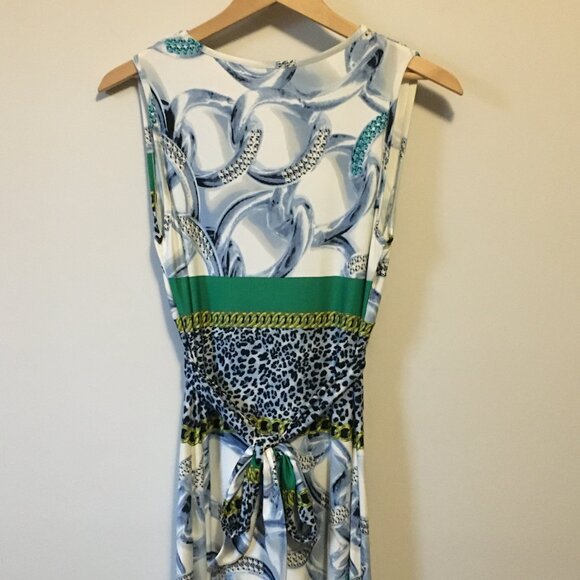 Lauren Ralph Lauren Leopards Diamond Rings and Gold Chain High Waist Max… - Picture 6 of 16